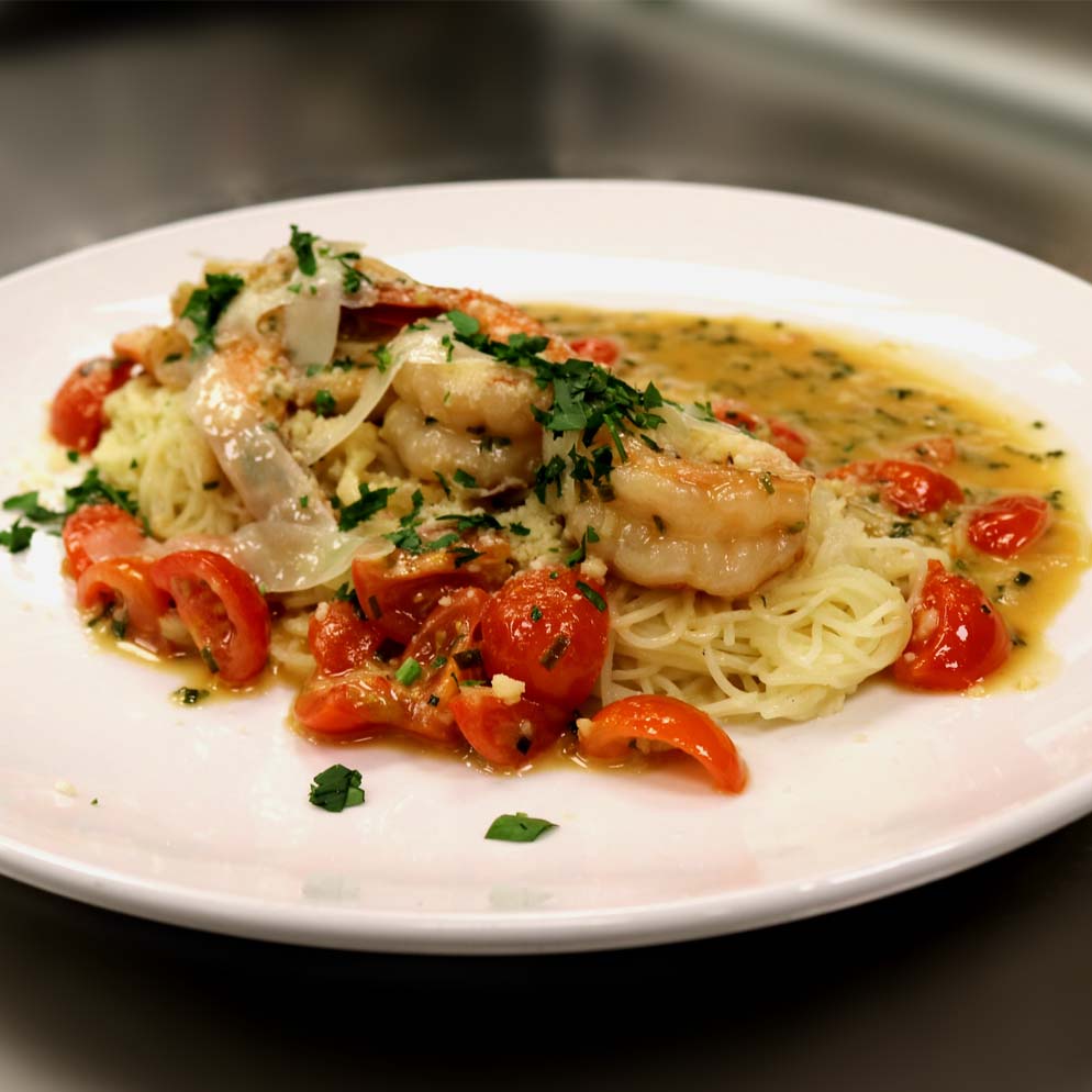 Reyes Winery on MAin Shrimp Scampi